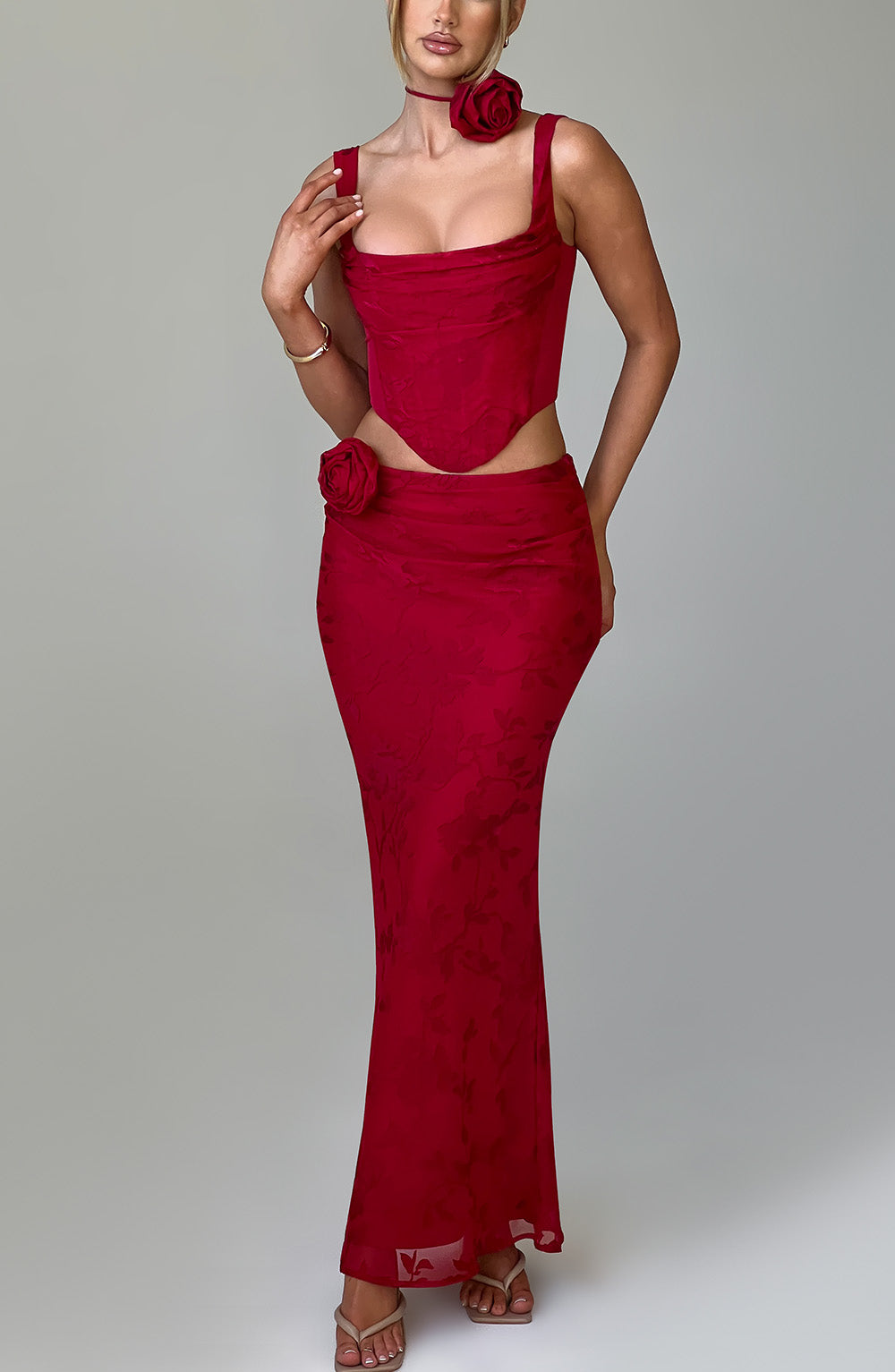 ELIZABETH CORSET - RED