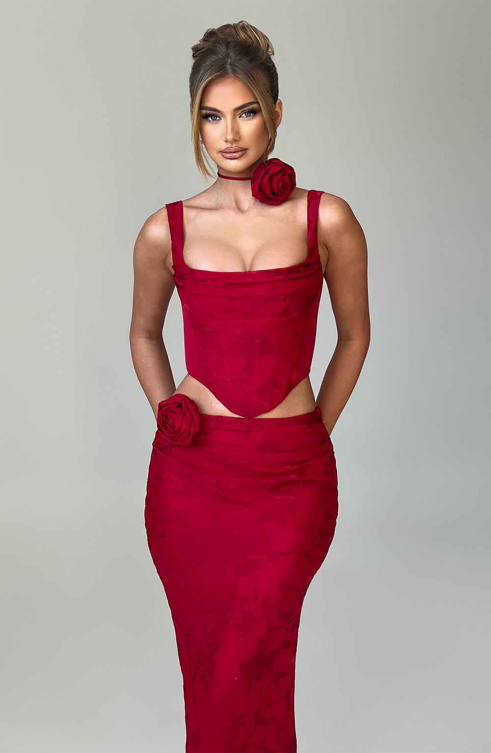 ELIZABETH CORSET - RED