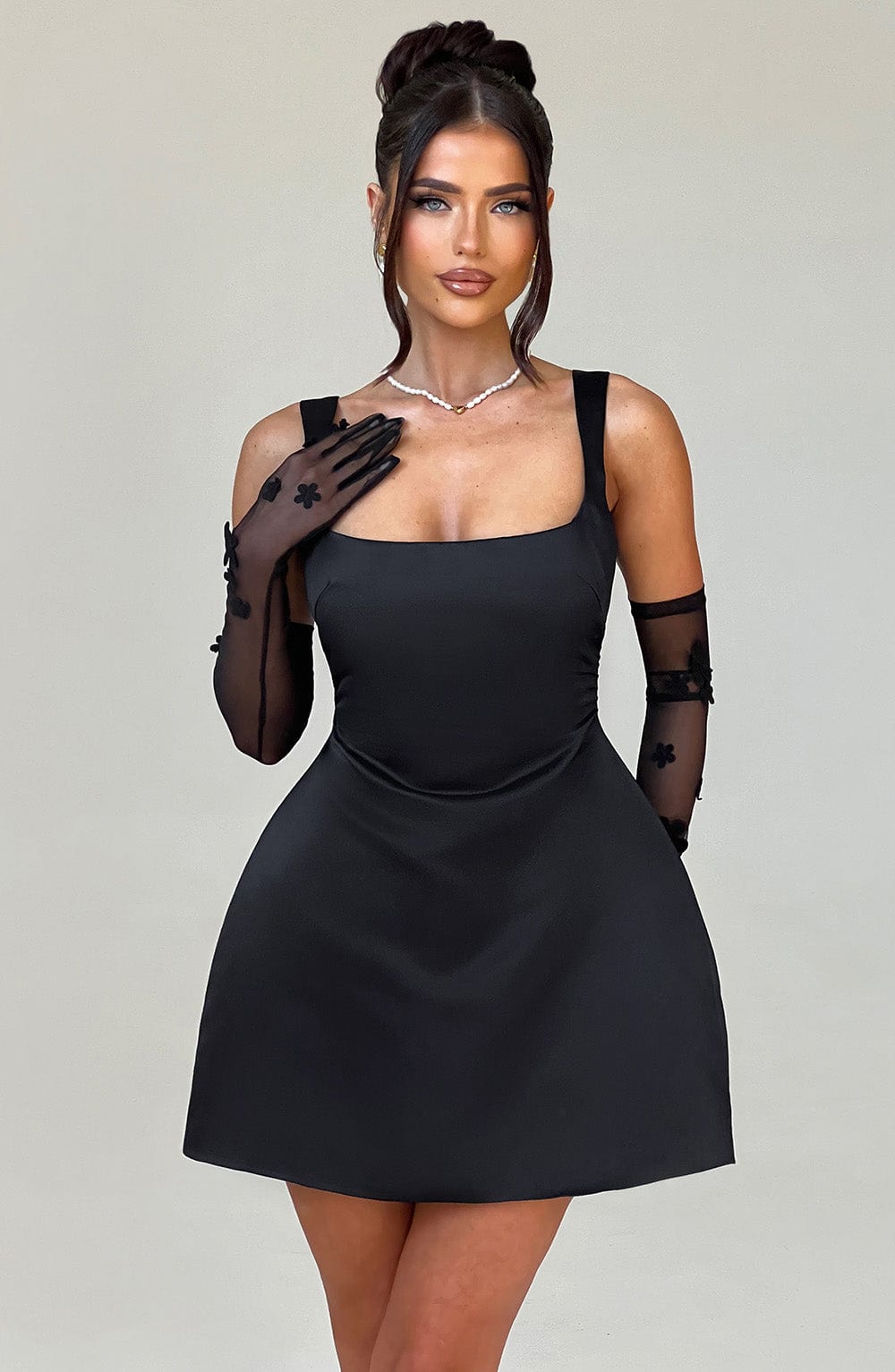 SOFIE MINI DRESS - BLACK