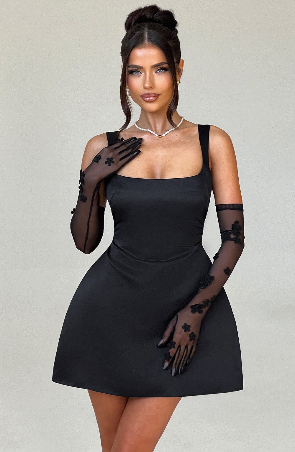 SOFIE MINI DRESS - BLACK