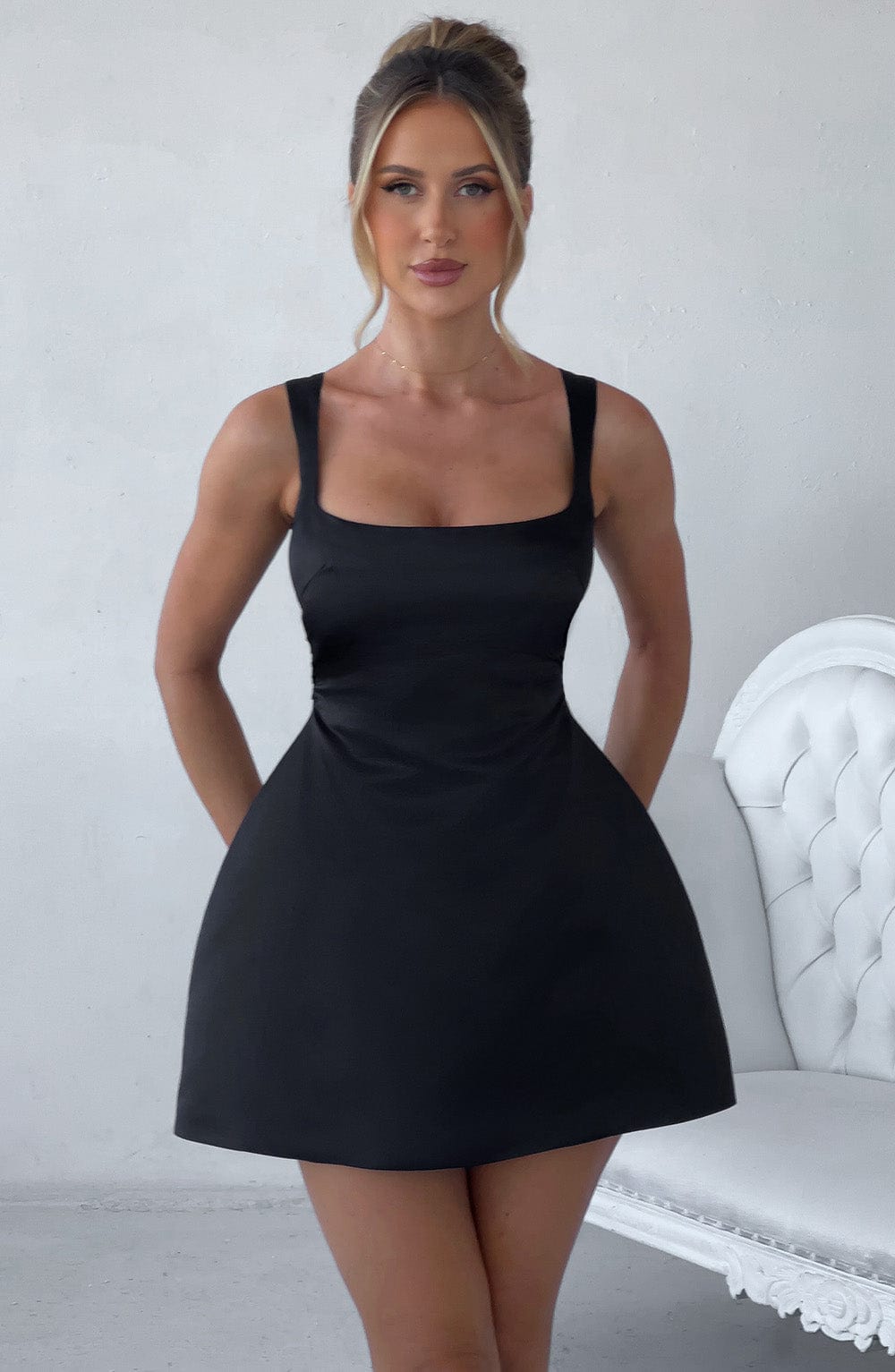 SOFIE MINI DRESS - BLACK