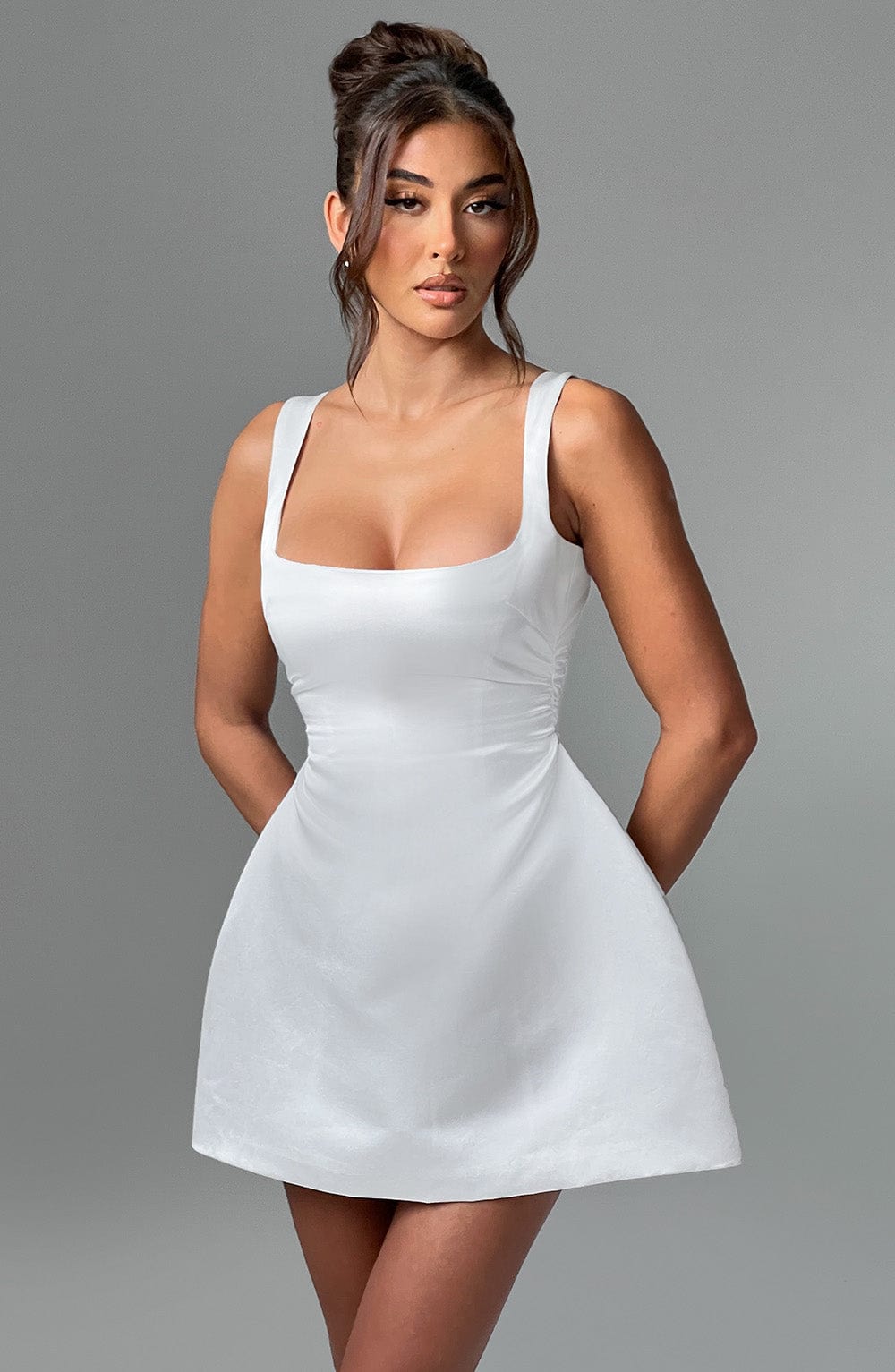 SOFIE MINI DRESS - IVORY