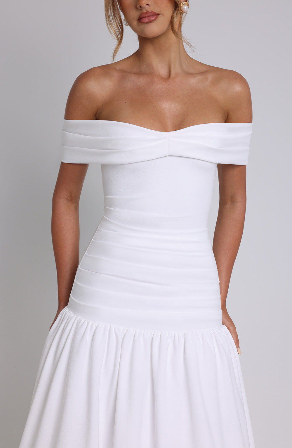 WILHELMINA MIDAXI DRESS - IVORY