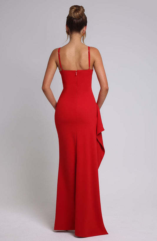 VIOLETTA MAXI DRESS - RED