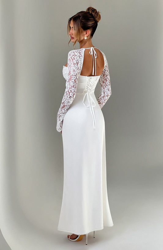ARIA MAXI DRESS - IVORY