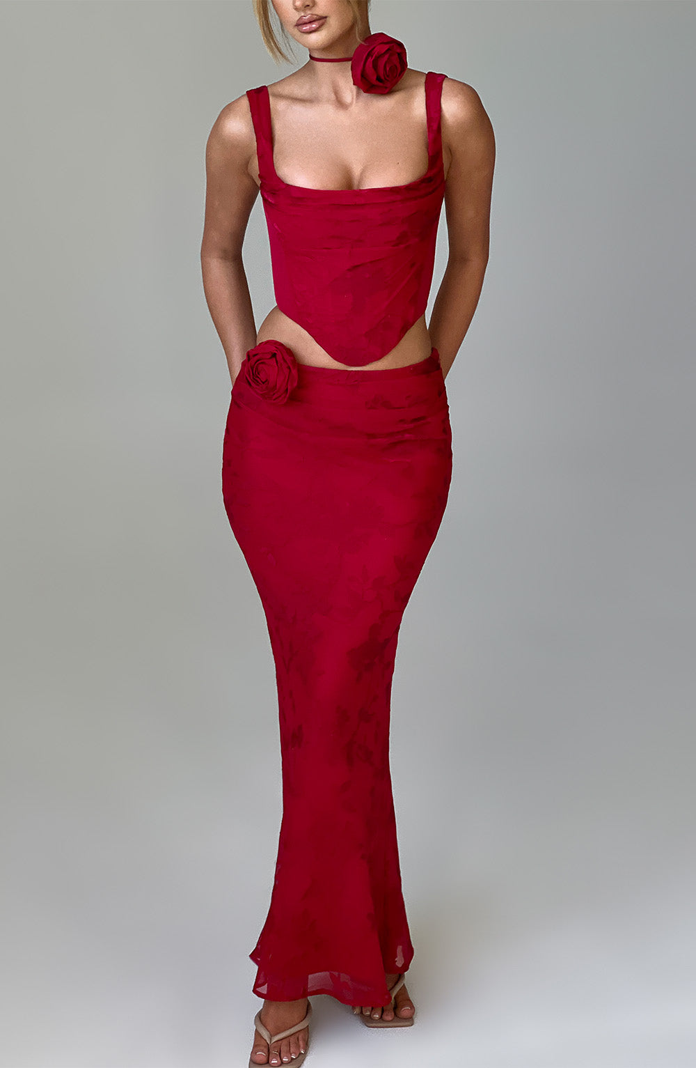 ELIZABETH CORSET - RED