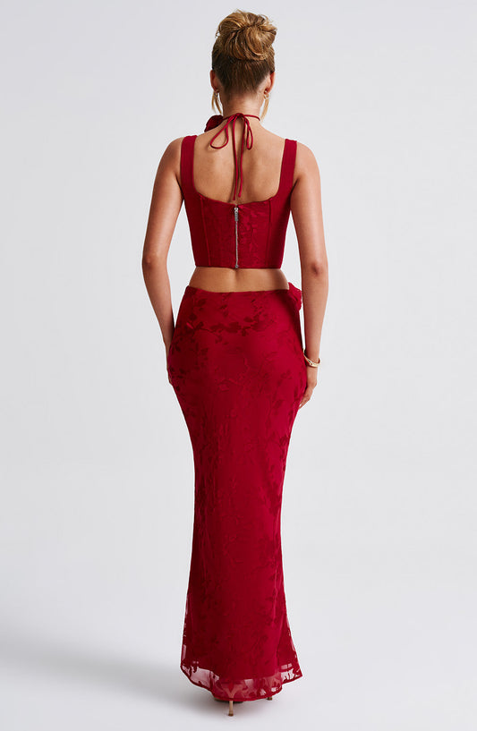 ELIZABETH CORSET - RED