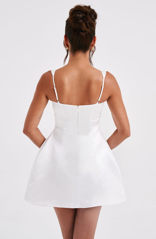 SOFIE MINI DRESS - IVORY