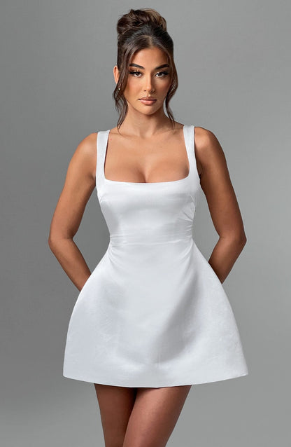 SOFIE MINI DRESS - IVORY