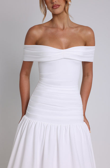WILHELMINA MIDAXI DRESS - IVORY