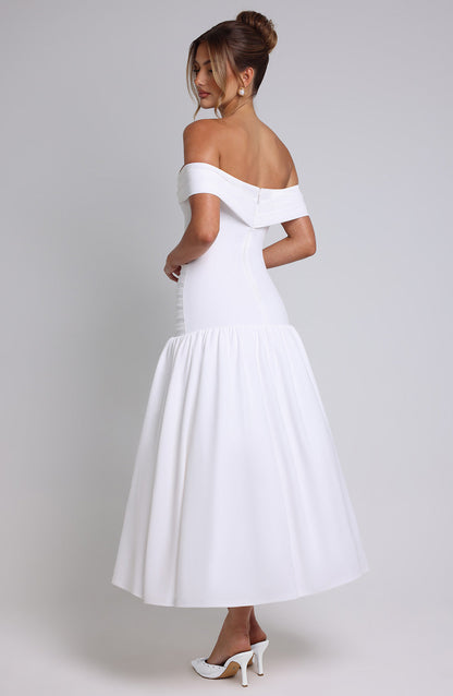 WILHELMINA MIDAXI DRESS - IVORY