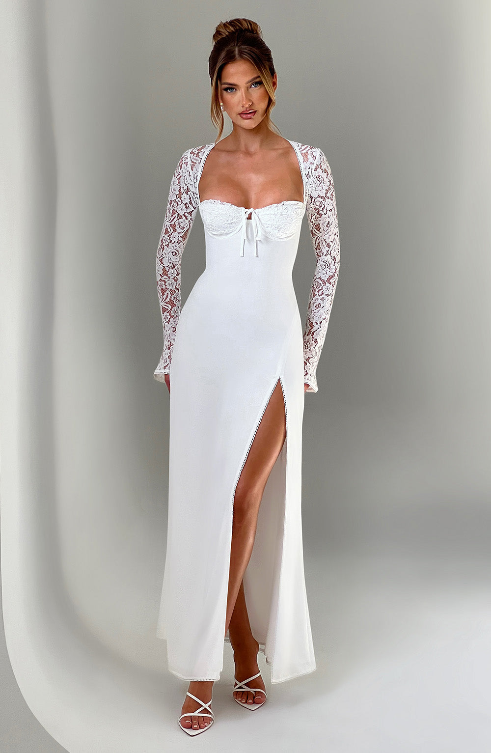 ARIA MAXI DRESS - IVORY