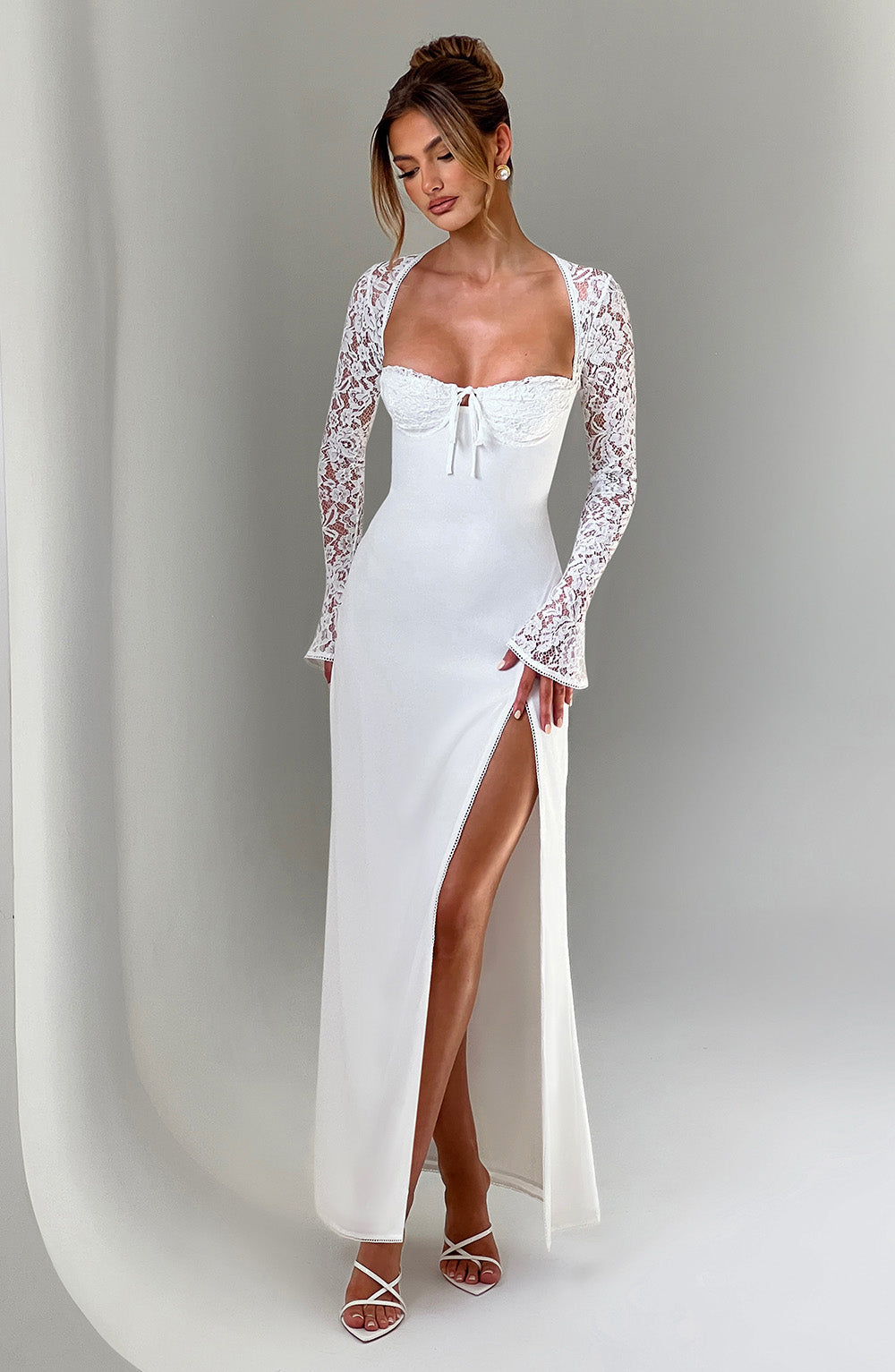 ARIA MAXI DRESS - IVORY