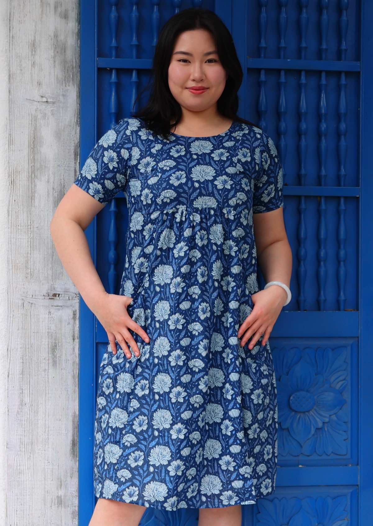 Frankie Dress Blue Meadow