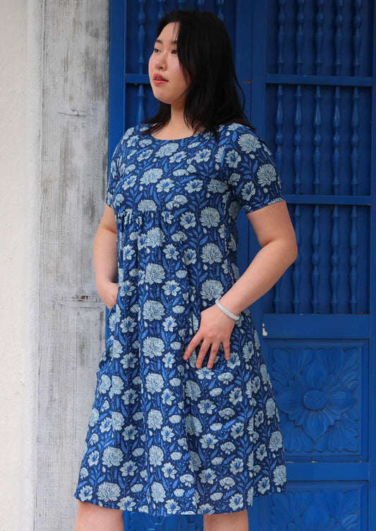 Frankie Dress Blue Meadow