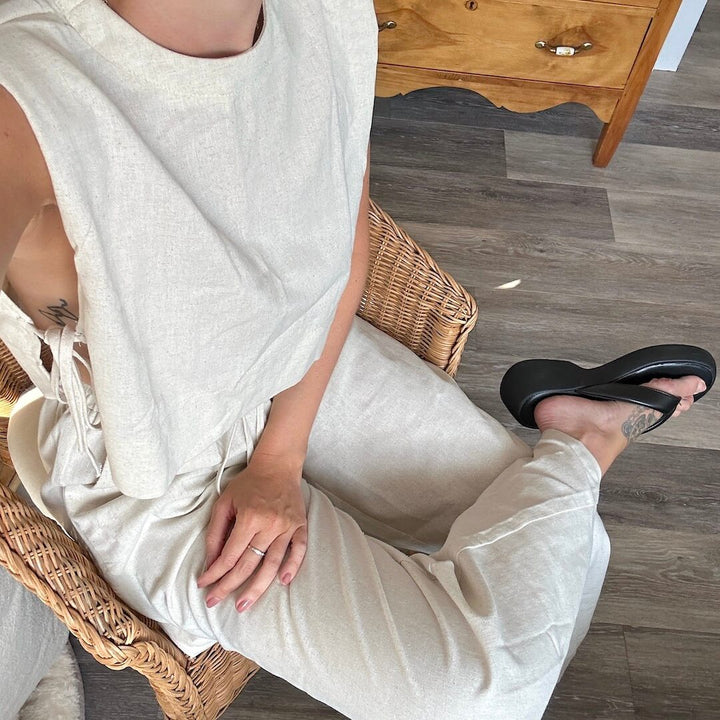 Millie 2 Pcs Women's Linen Matching Set